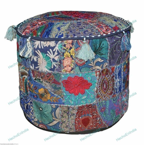 Pouf Ottoman Ethnic Assorted Patch Work Pouffe Poof Floor Pillow Foot stool - Bild 21 von 44