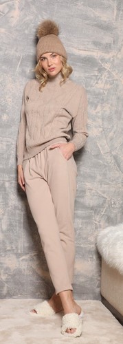 Nacshua Tuta Donna Collo Alto In Lana Cashmere Art. Jasmine - Foto 2 di 7