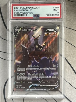 Umbreon V PSA 10 フルアート Umbreon V - Alt Full Art - PSA 10 - Evolving Skies 189/203