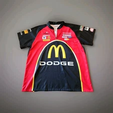 Vintage Outer Circle Pit Nascar Pit Crew Shirt XXL With Signature