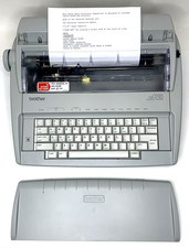 Brother GX-6750 Correctronic Electronic Typewriter With Cover Tested Works Great