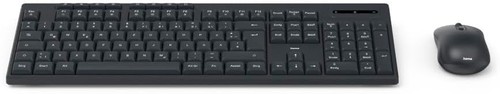 Hama Wireless Keyboard Mouse Set (Wireless Keyboard with Mouse, with Battery, Er - 第 9/10 張圖片