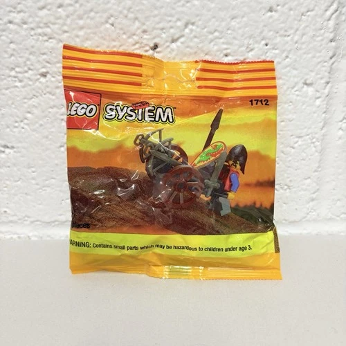Vintage LEGO Castle: Crossbow Cart 1712 NEW SEALED POLYBAG Very Unique 22 Pieces