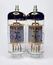 2x 6P36S 6П36С (~ EL500 ~ 6GB5 ) Output Tetrodes Uljanovsk 1980s Tubes NEW NOS