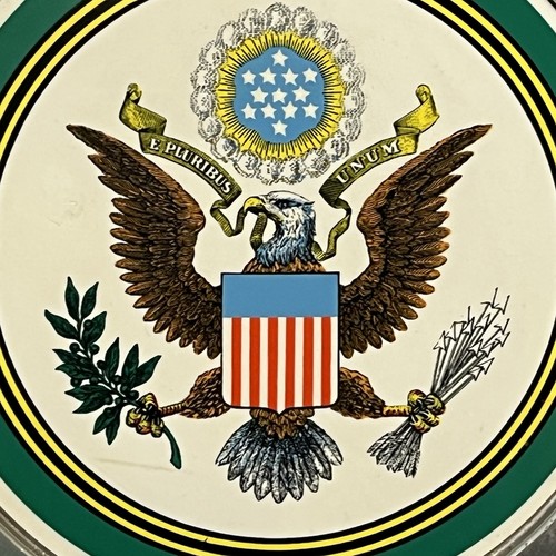 Pewter Plate The Great Seal of The United States of America 1960 Wilton RWP Vtg - Picture 7 of 24