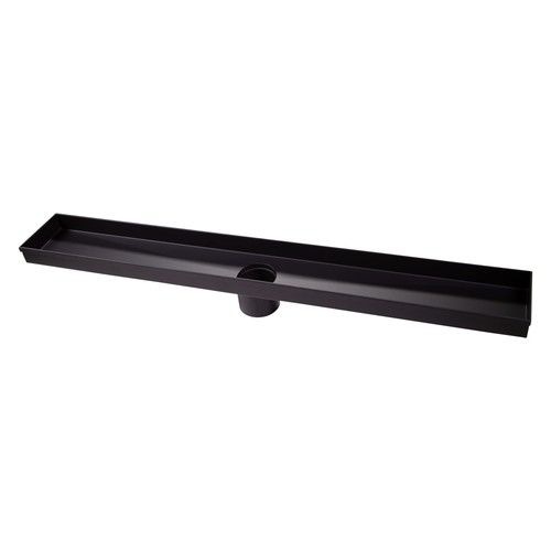 Design House 542811-MB 24" Linear Duschablauf Modern Modern, Matt Schwarz - Bild 2 von 12