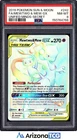 Pokemon 2019 Mewtwo & Mew GX 242/236 Full Art Secret Rare Unified Minds PSA 8