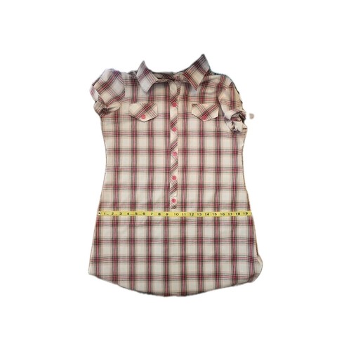 Girls Lei Short Sleeve 100% Cotton Dress - Picture 9 of 9