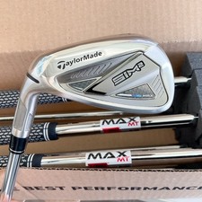 TAYLORMADE SIM2 MAX IRONS 7 PC SET #5-PW,AW STL STIFF *LEFT-HANDED OPEN BOX 1212