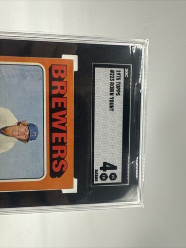 1975 Topps Robin Yount RC SGC 4 - Picture 5 of 7