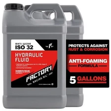 Factory Racing Oil 214801 Twin Pack Anti-Wear ISO 32 Hydraulic Fluid 5 Gallons