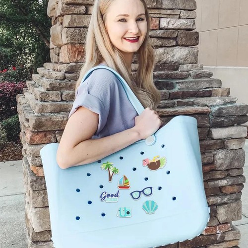 Strandanhänger für Bogg Bags 7 Stck. Gummi Strandanhänger für Bogg Bags PVC Gummi - Bild 4 von 12