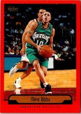 1999 Topps Mike Bibby #101 Vancouver Grizzlies Basketball Card
