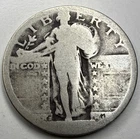 No Date S Standing Liberty Quarter 90% Silver R27