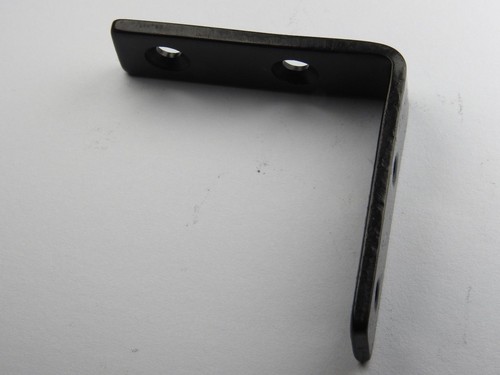 Soportes de esquina rectangular de 90 grados negros de acero inoxidable - Imagen 3 de 4