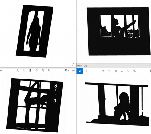 20 DXF File CNC g-code Industrial Laser Cut DECORATIVE PANEL silhouete2 Nr.3300 - Picture 6 of 24