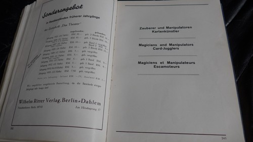 Künstler-Almanach für Cabaret, Variete und Podium 1938/39 - Picture 16 of 24