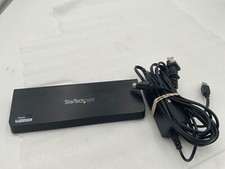StarTech USB 3.0 Laptop Docking Station W Dual Video 4k DP USB3DOCKHDPC