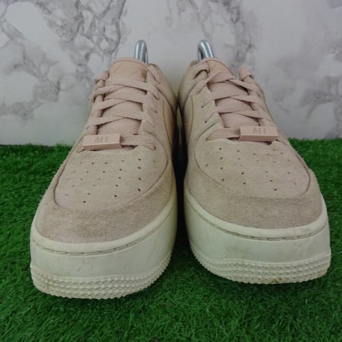 Nike Schuhe Größe 5,5 Damen Turnschuhe Pink Air Force 1 Low Sage Walking AF1 Wildleder - Bild 2 von 13