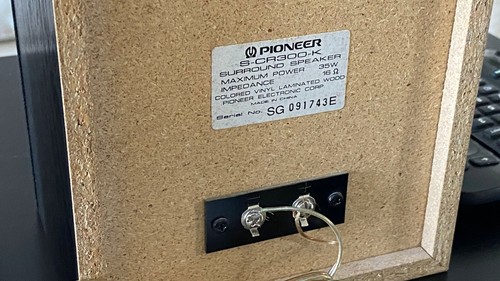 Vintage Pioneer S-CR300-K Surround Speakers 2 Wall, Center Speakers Tested - Picture 7 of 7