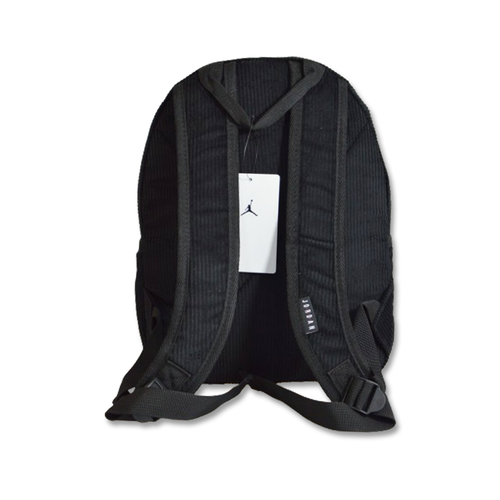 Nike Air Jordan Mini Black Corduroy Backpack Jumpman Small Bag Travel 2A0860 023 - Picture 2 of 12