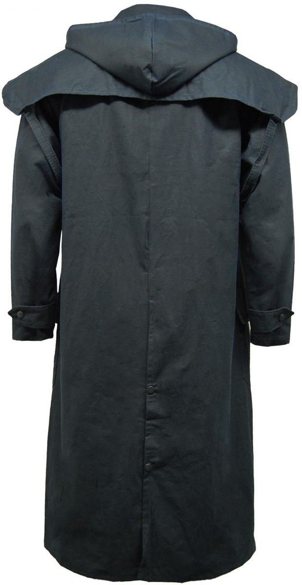Mens Game Stockman Long Cape Horse Riding Wax Coat Jacket eBay