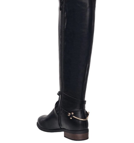 Botas de montar Halston para mujer US 9 Santiago altas negras♑️ - Imagen 3 de 5
