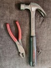Snap On HCL16 - 16 OZ. Claw Hammer Anti-Shock Soft Grip Handle Diagonal CUTTERS.