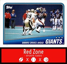 1988 Topps - #271 Giants Team Leaders - Mark Bavaro NM Set Break.