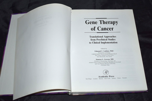 GENE THERAPY of CANCER Translational Approaches from Preclinical Studies ca 1999 - Imagen 5 de 22