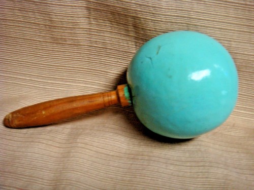 Maraca zucca dipinta a mano - Souvenir messicano - Foto 2 di 4