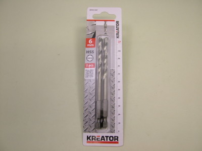 Pack of 2 Hex shank HSS-G drill bits for metal//plastic//wood 2.0mm impact driver