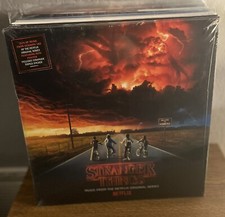 Stranger Things Music From The Netflix Original Series 2-LP/Vinyl Poster Sticker