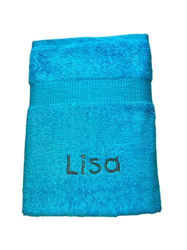 Duschhandtuch mit Name viele Farben, Handtuch, Sauna, Wellness, Duschtuch - Bild 6 von 30