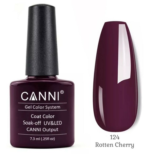 Nail Gel Polish Colours CANNI® Base Top Varnish Soak Off UV LED Colour 7.5ml UK - Picture 102 of 193