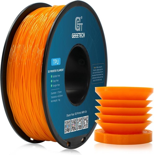 Geeetech TPU Filament do drukarki 3D 1,75 mm 0,5/1kg Miękki i elastyczny filament DE - Zdjęcie 16 z 40