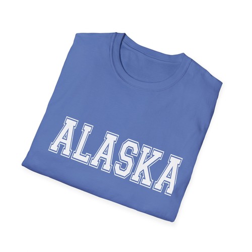 T-shirt Alaska Varsity Letters, maglietta Stato dell'Alaska, cotone premium unisex - Foto 33 di 45