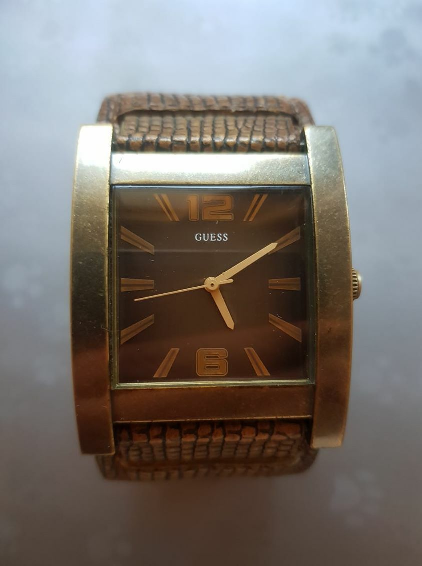 GUESS WIDE BROWN LEATHER BAND WATCH | eBay GUESS WIDE BROWN LEATHER BAND WATCH | eBay