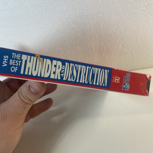 New NFL VHS The Best Of Thunder and Destruction NFL’S Hardest Hits VHS SEALED - Picture 3 of 4