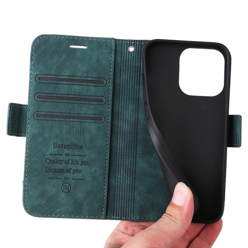 Leather Flip Card Wallet Phone Case for iPhone 11 13 12 14 Pro Max XR XS 8 SE - Picture 9 of 17