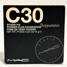MAC Studio Fix Powder Plus Foundation Shade C30 Full Size 15g Original Formula