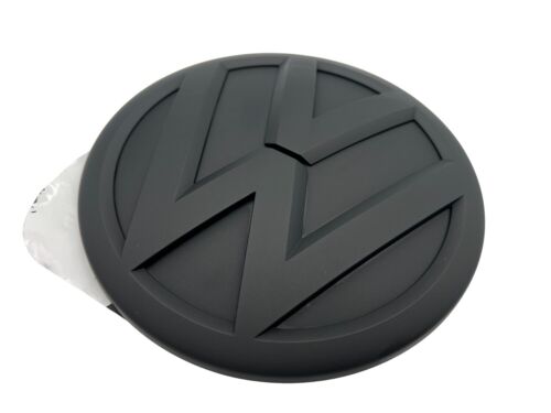 OEM VW Emblem Black Matte Amarok 2H Front Rear 2x Logo Original Sign Grill - Picture 7 of 11