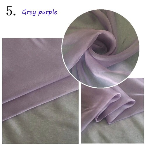 1Yard X 1.4meter Plain Silk Lining Material Natural Chiffon Silk Wedding Fabric - Picture 8 of 30