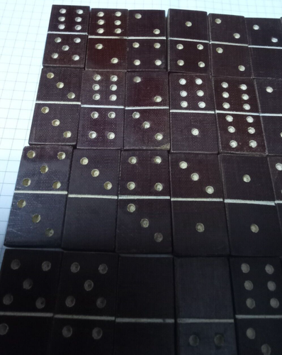 Dominoes made of textolite were made in a prison of the USSR times in the 60-70s - Picture 3 of 8