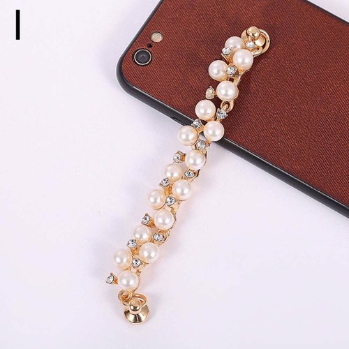 Phone Fall Prevention Pearl Phone Loss Prevention Strap Mobile Phone Chain - Zdjęcie 4 z 7
