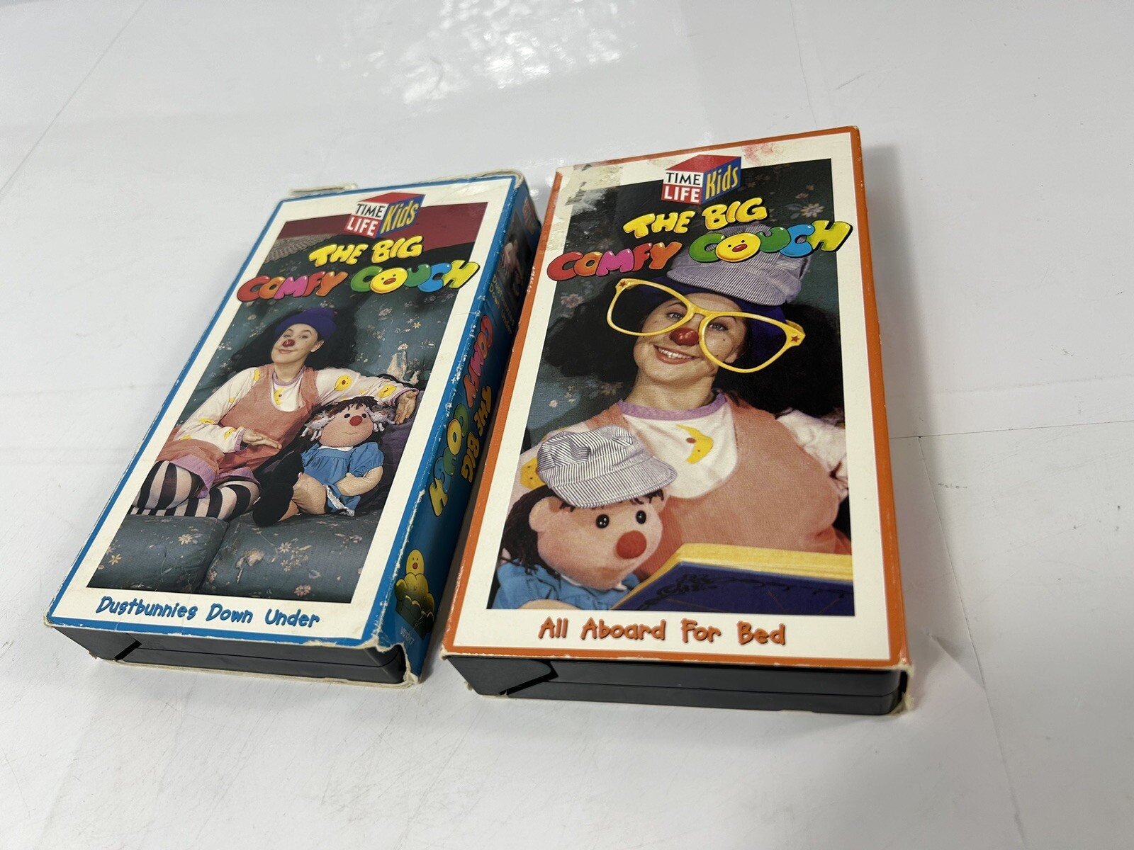 The Big Comfy Couch VHS Lot Of 2 Dustbunnies Down Under All Aboard For