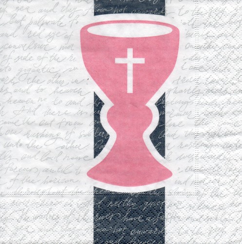 4 Servietten Motivservietten Serviettentechnik Decoupage Kommunion (1210) - Picture 1 of 2