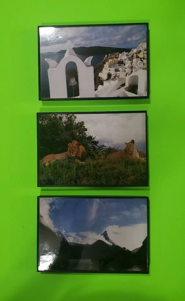 JUEGO 4x6/3 Frente Vidrio Plástico Negro EL MARCO FORMATO ORIGINAL Por MCS INDUSTRIES Foto 3 de 4