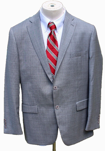 Hart Schaffner Marx Chicago Fit 44R Mens Sportcoat Blazer Jacket Gray Reda Wool - Bild 1 von 11