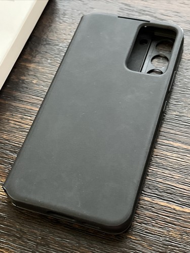 GENUINE Samsung S- View Flip Cover For Galaxy S22+ PLUS EF-ZS906 Black USED - Picture 6 of 11
